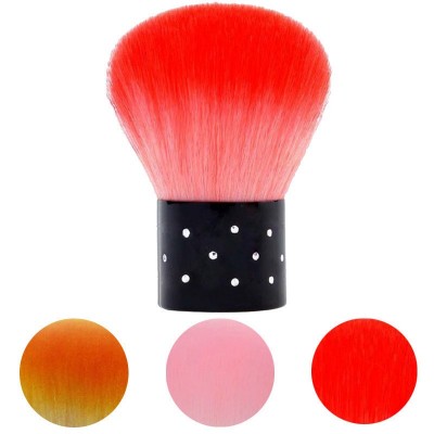 Custom Logo Kabuki Makeup Brush Mini Powder Foundation Brush Mushroom Blush cute hair brush