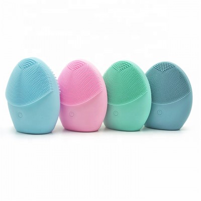 2019 New face cleansing device mini silicone cleaning face brush